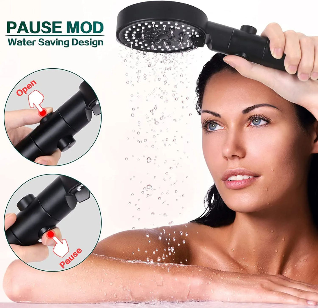 “Adjustable Shower Head with 5 Modes – High Pressure & Water Saving”