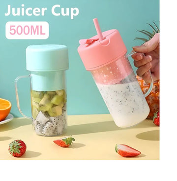 “500ml Portable USB Electric Fruit Juicer – Juice Maker Cup”