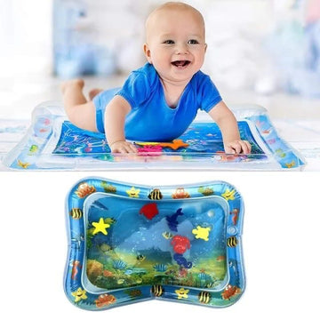“Premium Inflatable Baby Tummy Time Water Play Mat”