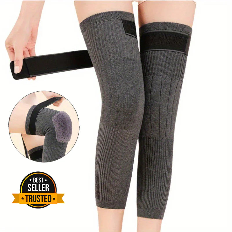 Warm Winter Wool Knee Pads – Thick & Comfortable | Buy One Get One Free🔥