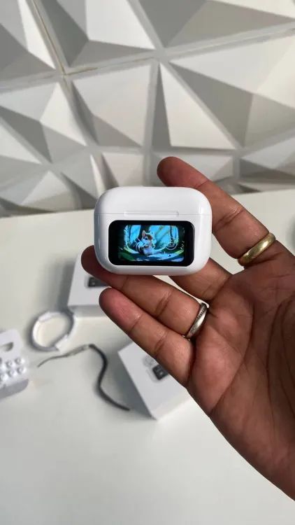 Airpods pro 2 with LCD touchscreen display bluetooth 5.3 for ios and android