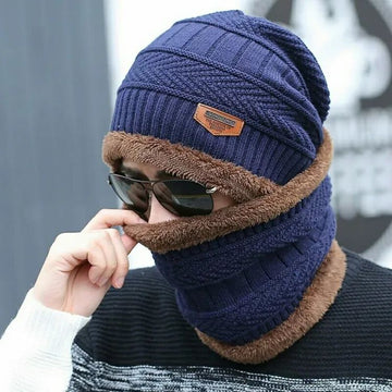 “2-in-1 Winter Beanie & Scarf Set for Men & Women”
